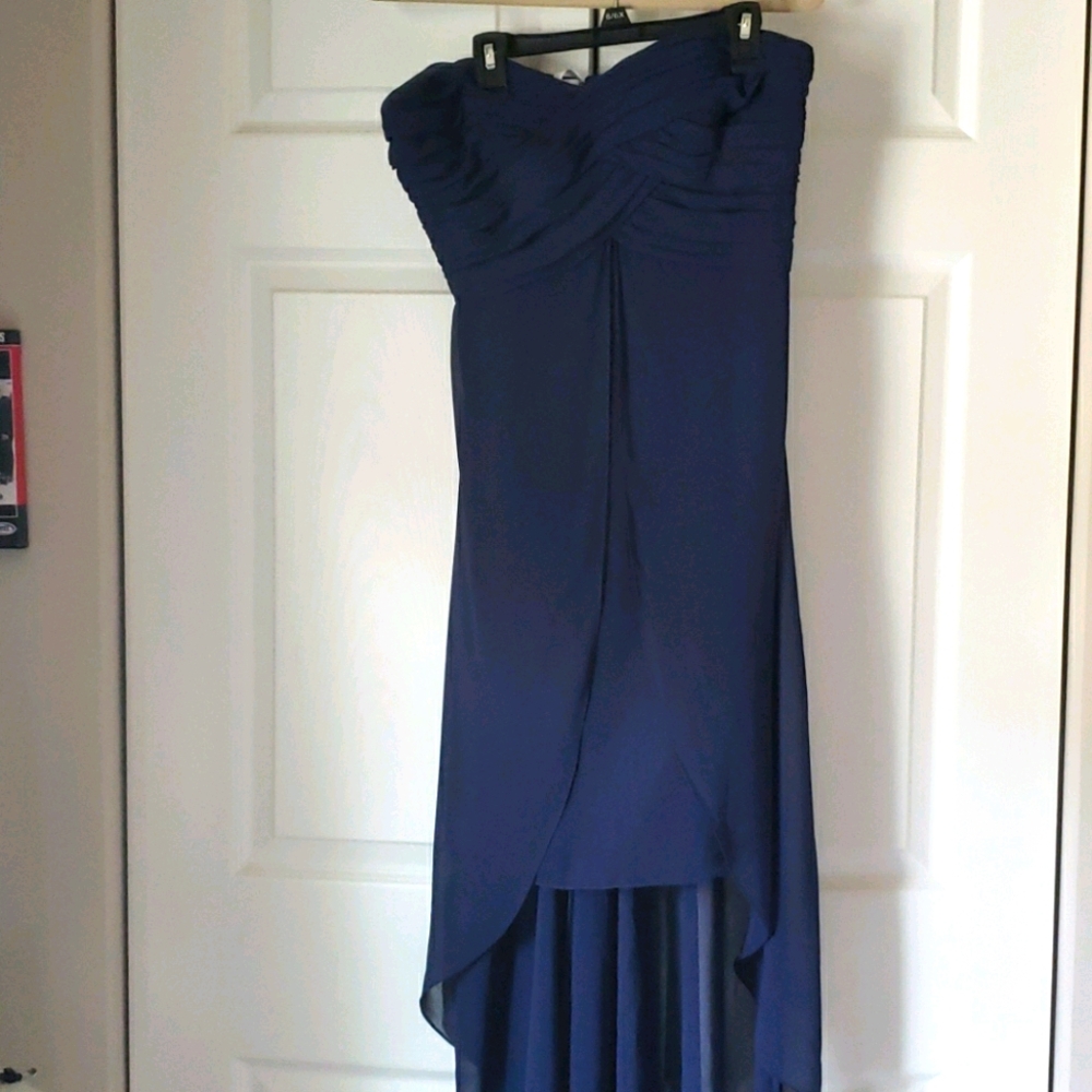 David's bridal Navy blue bridesmaid dress